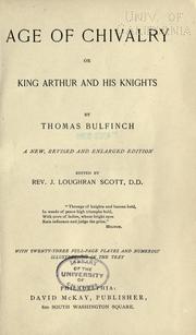 Cover of Age of chivalry; or, King Arthur and his knights