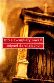 Cover of Tres novelas ejemplares y un prólogo