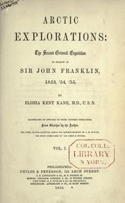 Cover of Arctic explorations