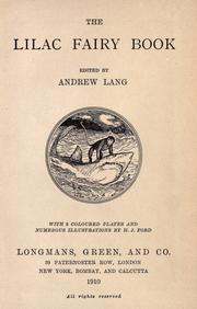 Cover of The Lilac Fairy Book