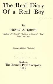 Cover of The real diary of a real boy