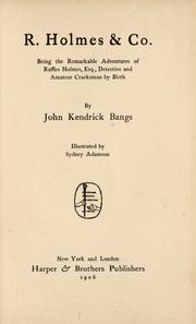 Cover of R. Holmes & Co.
