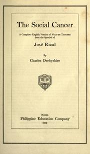 Cover of Noli Me Tangere
