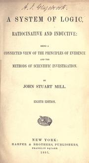 Cover of A System of Logic, Ratiocinative and Inductive