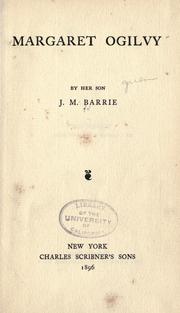 Cover of Margaret Ogilvy, and others
