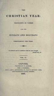 Cover of The Christian year