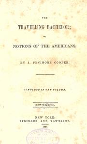 Cover of The travelling bachelor