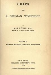Cover of Chips from a German workshop
