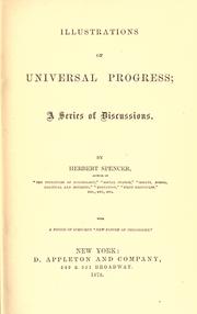 Cover of Illustrations of universal progress