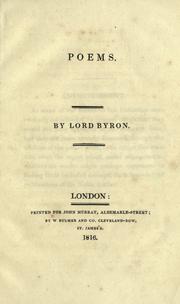Cover of Poems