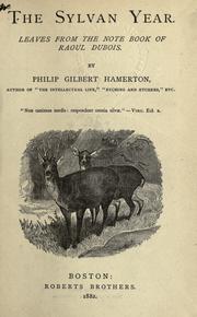 Cover of The sylvan year