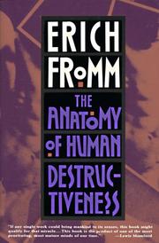 Cover of The Anatomy of Human Destructiveness