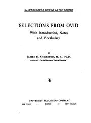 Cover of Selections from Ovid