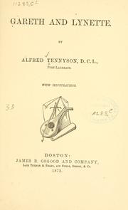 Cover of Gareth and Lynette, etc.