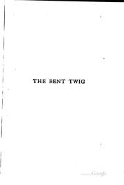 Cover of The bent twig