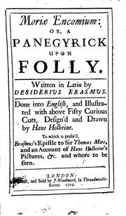 Cover of Moriæ Encomium