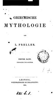 Cover of Griechische Mythologie