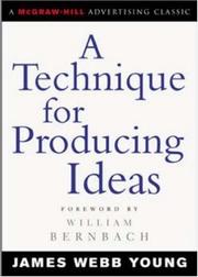 Cover of A Technique for Producing Ideas