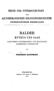 Cover of Balder