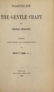 Cover of Gentle craft