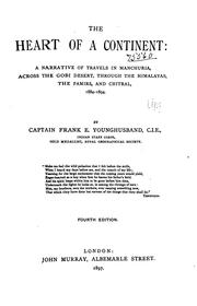 Cover of The heart of a continent