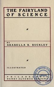 Cover of The Fairyland of Science