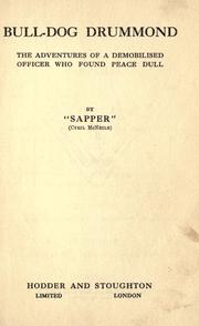 Cover of Bulldog Drummond