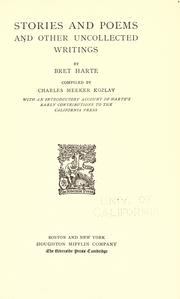 Cover of The writings of Bret Harte