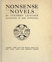 Cover of Nonsense novels