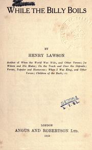 Cover of While the Billy Boils