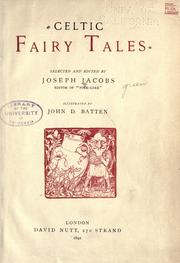 Cover of Celtic Fairy Tales