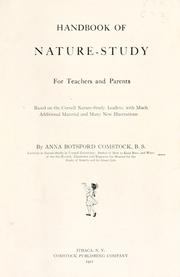 Cover of Handbook of nature-study for teachers and parents