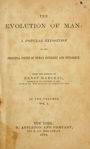Cover of The Evolution of Man