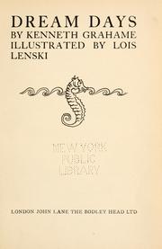 Cover of Dream days
