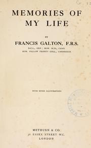 Cover of Memories of my life
