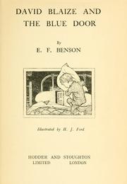 Cover of David Blaize and the blue door