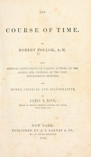 Cover of The course of time