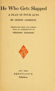 Cover of He, the one who gets slapped