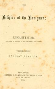 Cover of Nordmaendenes religionsforfatning i hedendommen