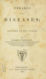 Cover of Females and their diseases