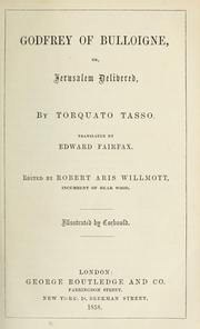 Cover of Godfrey of Bulloigne
