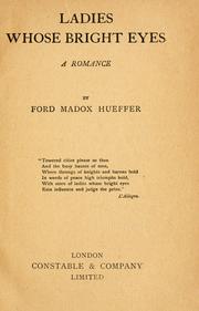 Cover of Ladies whose bright eyes