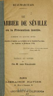 Cover of Le barbier de Séville