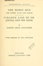 Cover of The  merry men, and other tales and fables