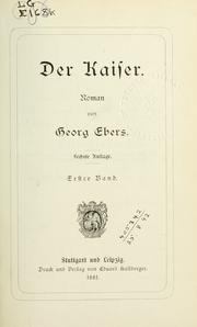 Cover of Der Kaiser