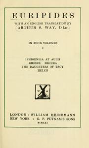 Cover of Euripides