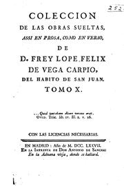 Cover of Colección de las obras sueltas, assi en prosa, como en verso