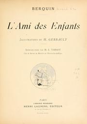 Cover of Ami des enfans