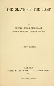 Cover of The slave of the lamp