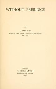 Cover of Without Prejudice